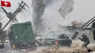 Switzerland’s Deadly Storms: Shocking Footage of Floods and Landslides!
