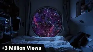 Starship Sleeping Quarters | Sleep Sounds White Noise with Deep Bass | Spaceship Ambience