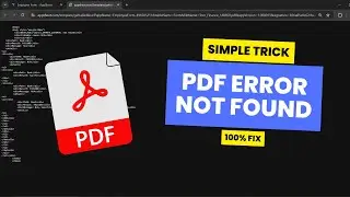 How to fix PDF error / not found | Appsheet tutorial #appsheet #tutorial