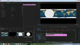 How to Create Globe Earth in Adobe Premiere Pro - Tutorial Video Effect