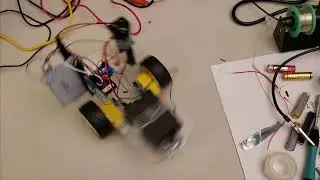 Spinning Differential Wheeled Robot Controlled by Arduino Mega and L298N Motor Driver