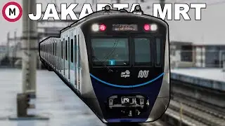 🇮🇩 Jakarta MRT - Jakarta New Metro System (2022) (4K)