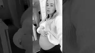 34 weeks pregnant: belly update!#pregnancyjourney #babybump #34weekspregnant #expecting