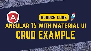 13. Angular 16 CRUD Example Using Material UI (Source Code)