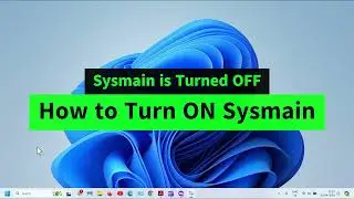 Sysmain Service is Turned OFF | How to Turn ON Symain Service | Ready to Boost