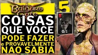 BALDUR'S GATE 3 - COISAS QUE VOCE PODE FAZER e PROVAVELMENTE NAO SABIA PARTE 5!!!