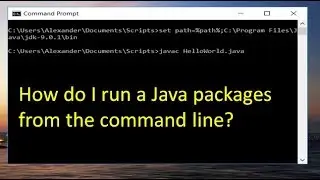 Steps to run packages from command prompt in JAVA,#63