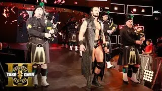 NYPD Pipes & Drums band leads Drew McIntyres entrance to the ring: NXT TakeOver: Brooklyn III