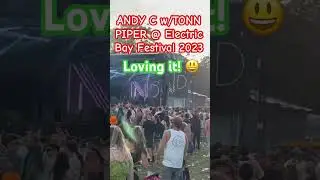 Andy C w/Tonn Piper @ Electric Bay Festival 2023 #dnb #electricbayfestival2023 #andyc #torquay #Sun
