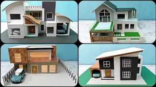 4 Miniature Cardboard House Ideas