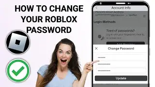 How To Change Password In Roblox |Change Roblox Password 2024