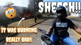 Magic City Classic Aftermath| Historical School Fire| Bikers showed NO LOVE!!😟 #motorcycle #bagger