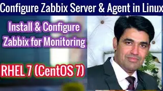 Zabbix Server & Agent Configuration in Linux | Configure Zabbix Monitoring in RHEL 7 | Nehra Classes