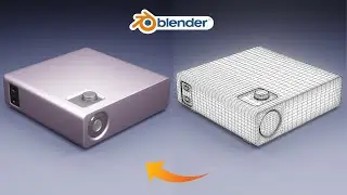 Create 3D Projector Design || Hard Surface || Subdivision || Product Modelling in blender