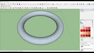 Make a 3D Ring in sketchup