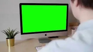 apple monitor green screen effect