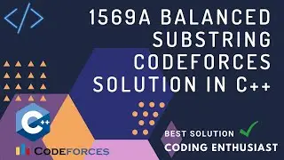 1569A Balanced Substring Codeforces solution in c++ | balanced substring codeforces solution