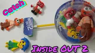 CATCH INSIDE OUT 2 IN VACUUM MACHINE #insideout2 #asmr #claycraft