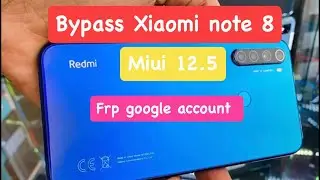 Xiaomi Redmi Note 8 Bypass Google Account/Unlock FRP Without Pc 2023 new patch