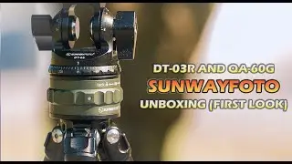 Sunwayfoto DT-03R Tilt Pan Head & QA-60G Super Quick Release Head (UNBOXING)