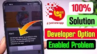 png one developer option enabled Problem | pnb one login developer option is enabled in this device