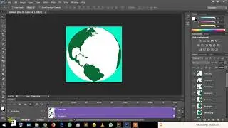 How to create Animated GIF of Rotating Earth using Adobe Illustrator and Adobe Photoshop.