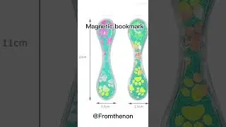 Do you like Fromthenon multi-color magnetic bookmark for #notebook #planner #discbound #stationery?