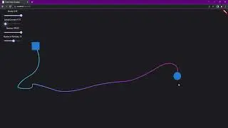 Flutter rope physics simulation demo