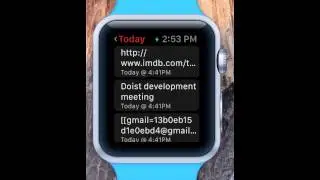 Todoist App for Apple Watch