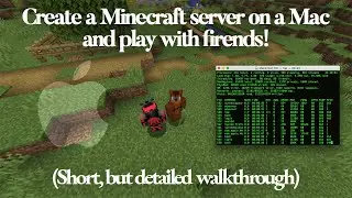 How to create a Minecraft Server on a Mac & play with friends (detailed walkthrough)