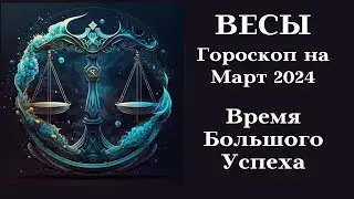 ВЕСЫ - МАРТ 2024 Время Большого Успеха┃#гороскоп #весы #март #2024 #топ #удача #возможности #успех