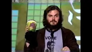 Jack Black winning Best Comedic Performance for School of Rock at 2004 MTV Movie Awards