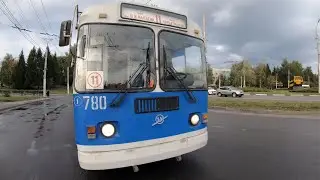 Старая добрая Зиушка ) Троллейбус ЗиУ - 682Г, Чебоксары