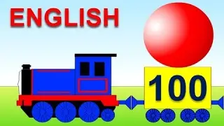 Английский для детей: Учимся считать сотнями от 100 до 1000. Развиваюшие мультики.