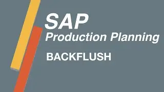 How to activate backflush indicator | How to use backflush indicator | SAP Backflush | SAP Demo