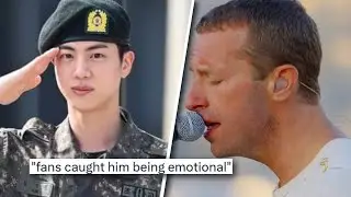 Jin & Coldplay REUNITE! Coldplay's Chris Cries & Says THIS After Jin Comes Home? His Words TREND!