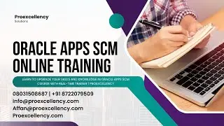 Apps Supply Chain Management | Oracle Apps SCM: Online Training, Certification, and Expert Insights