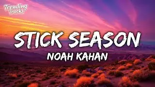 Noah Kahan - Stick Season (Lyrics) "i saw your mom, she forgot that I existed"