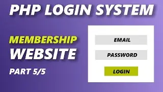PHP with MySQL - Login and Register System - Part 5/5