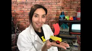 S4E2: Make your own Wind Racer! | Nanogirl's Lab | STEM activities for kids