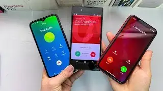 Samsung Galaxy A01 & Sony Xperia Z5 & iPhone XR / Incoming & outgoing call / Various ringtones