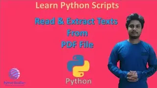 Read and Extract strings from PDF file || Python|| Fitz module