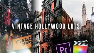 Awesome Vintage Hollywood LUT for FREE || Premiere Pro, Da Vinci, Final Cut Pro X Etc.