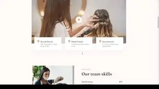 Melier Hair and Beauty Salon Elementor Template Kit wordpress barbershop