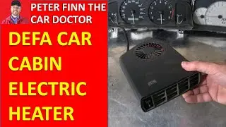 How works DEFA car inside cabin electric Heater