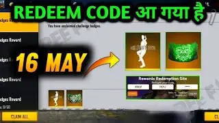 16 MAY REDEEM CODE | CLAIM FREE GLOO WALL SKIN , EMOTE , CHARACTER | TODAY'S NEW REDEEM CODE | FFWS