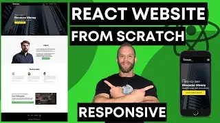 React Website Beginner Tutorial - Fully Responsive React JS App