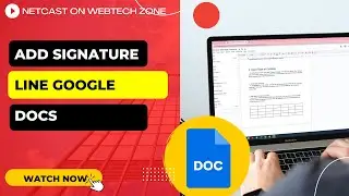 How to Add Signature Line Google Docs | Add a Horizontal Line to My Signature in Google Docs?