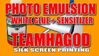 HOW TO MIX PHOTO EMULSION AT HOME - SILKSCREEN PRINTING TUTORIALS