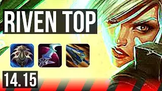 RIVEN vs DARIUS (TOP) | 15 solo kills, 50k DMG, 1100+ games, Dominating | VN Master | 14.15